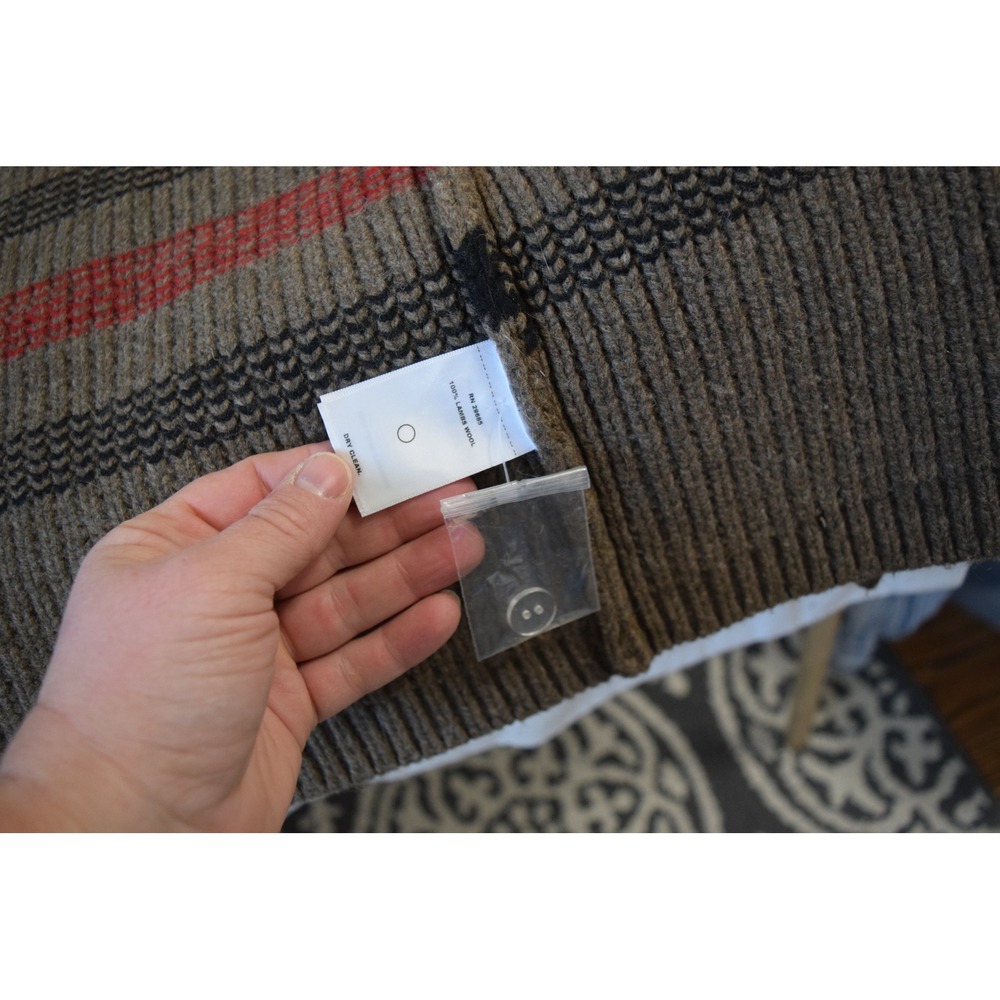 Pendleton Westerley Wool Zip Up Sweater Medium Br… - image 5